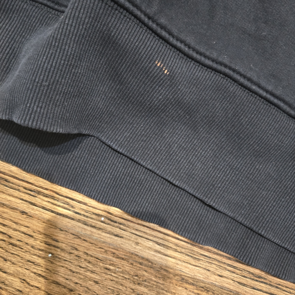 Wrangler Black Hoodie with Vibrant Striped Sleeves Size XXL - Picture 5 of 7